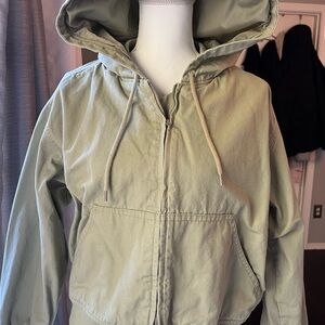 Forever 21 Jacket in Light Olive